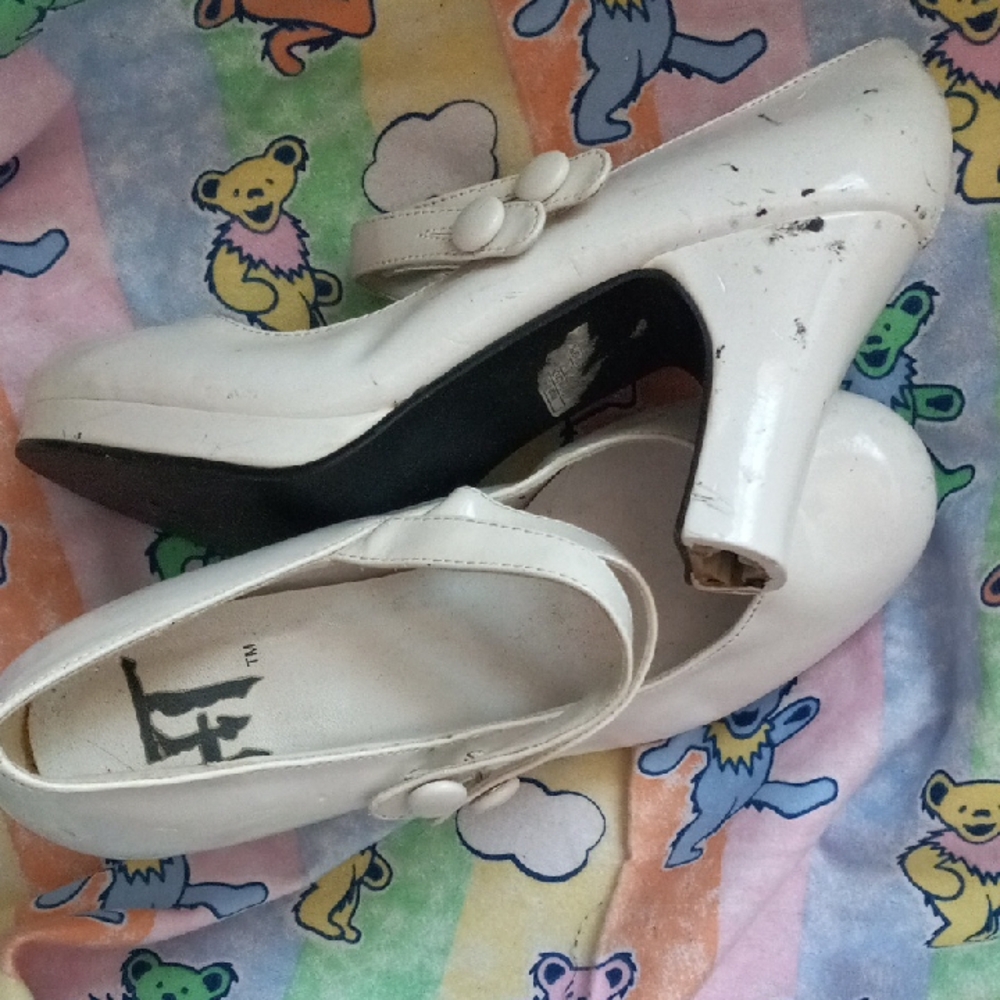 Women's White Heels